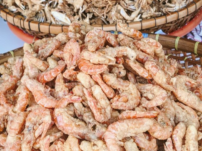 udang crispy jajanan khas pantai pangandaran